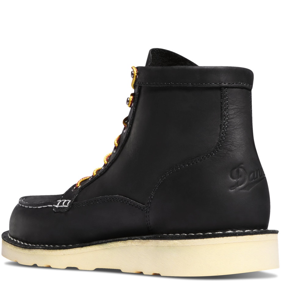 Bull Run Moc Toe 6 Black Steel Toe Danner