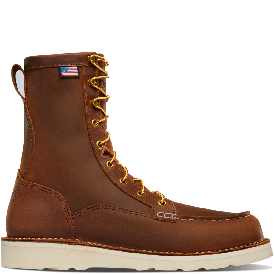 Bull Run Moc Toe 8 Tobacco Steel Toe Danner