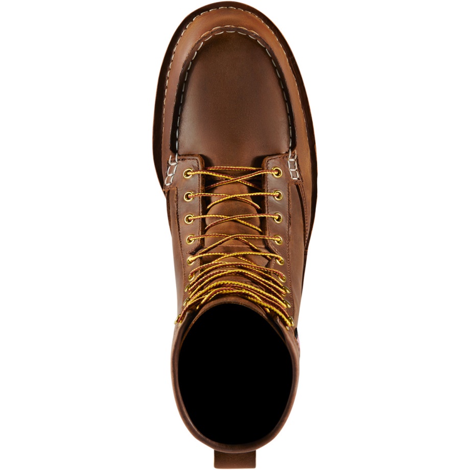 Bull Run Moc Toe 8 Tobacco Steel Toe Danner