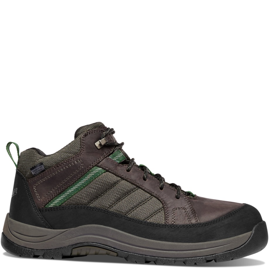 Danner Riverside Brown/Green Steel Toe