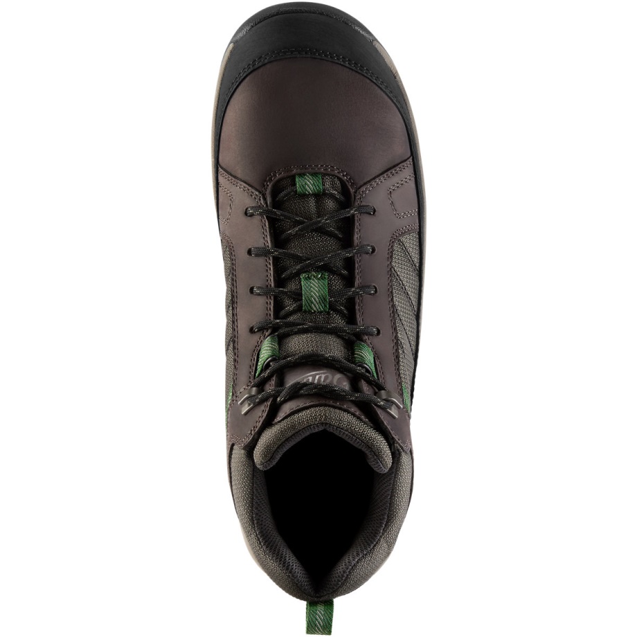 Danner Riverside Brown/Green Steel Toe
