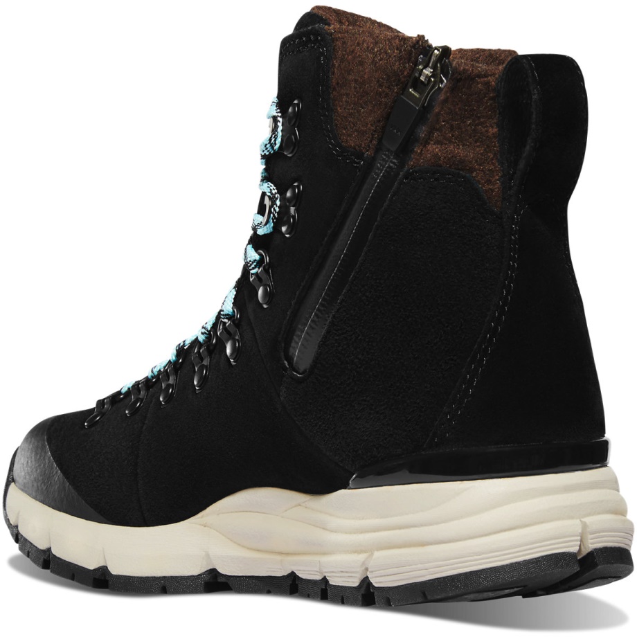 Danner Women's Arctic 600 Side-Zip 7 Black/Spark Blue 200G