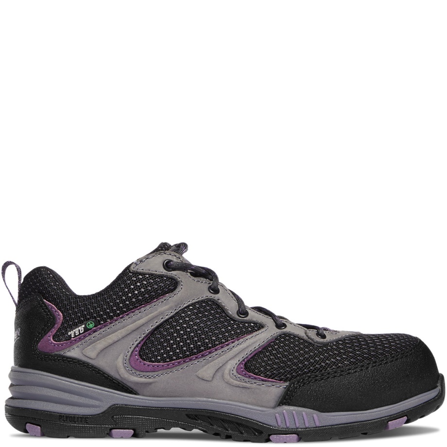 Danner Women's Springfield Low 3 Gray/Purple ESD Composite Toe