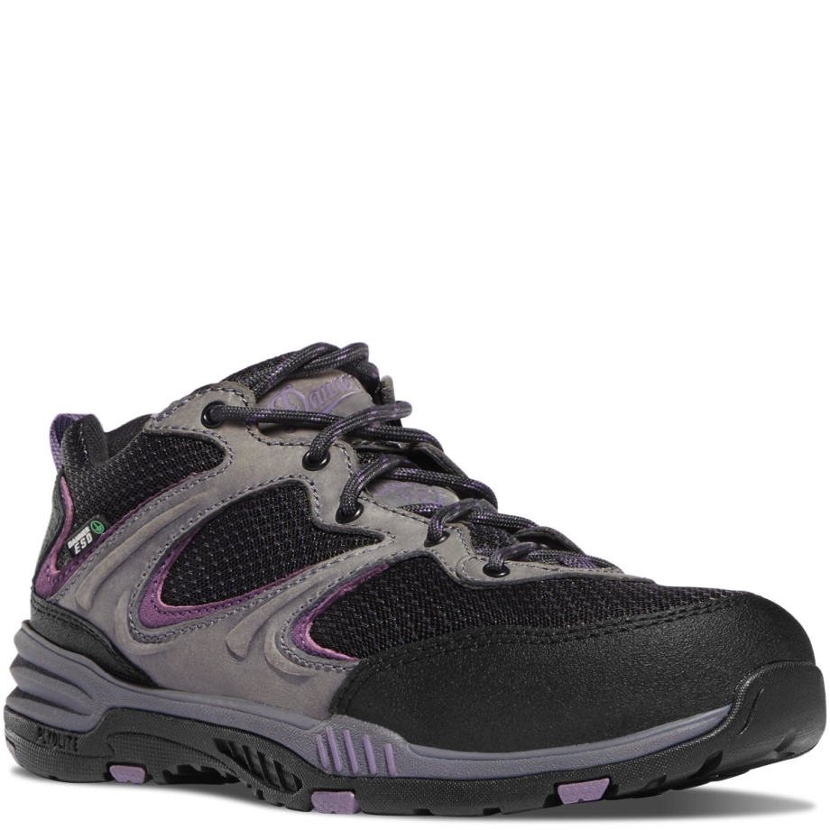 Danner Women's Springfield Low 3 Gray/Purple ESD Composite Toe