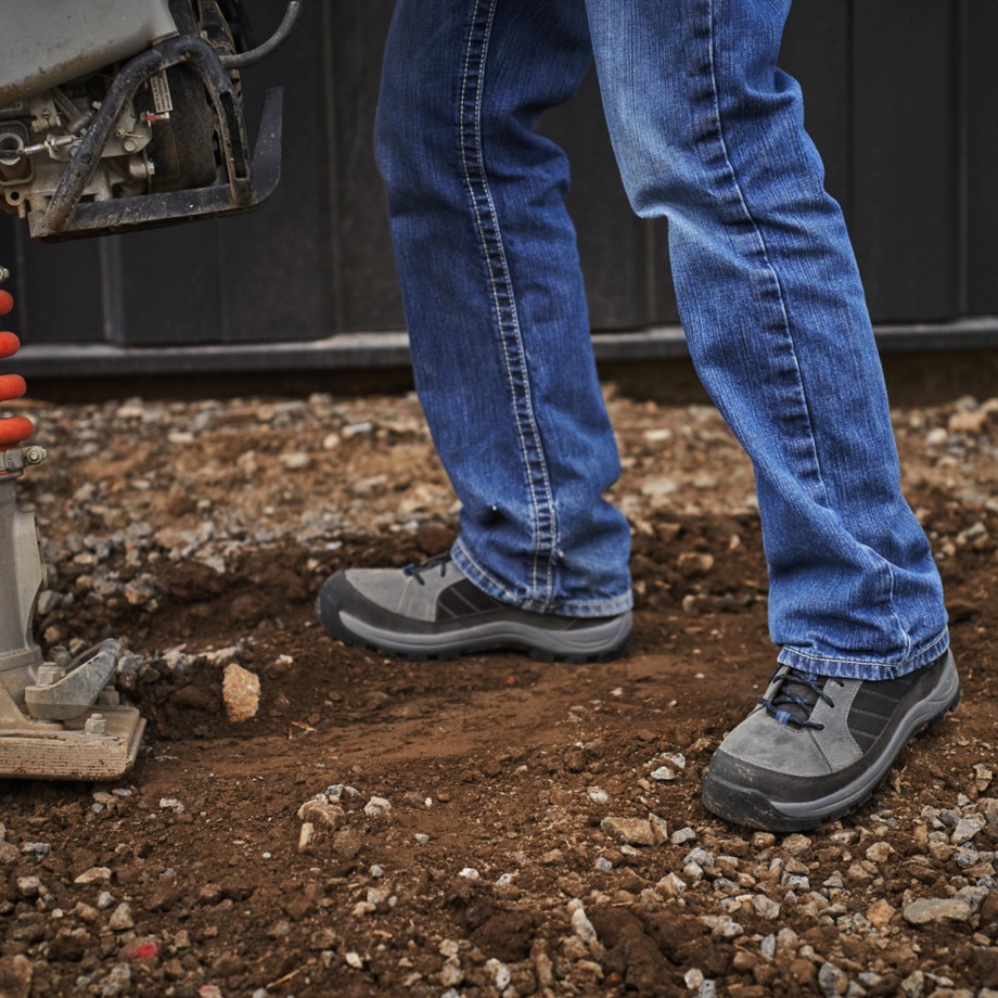 Riverside Gray/Blue Steel Toe Danner