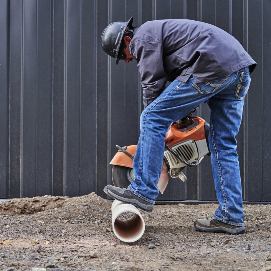 Riverside Gray/Blue Steel Toe Danner