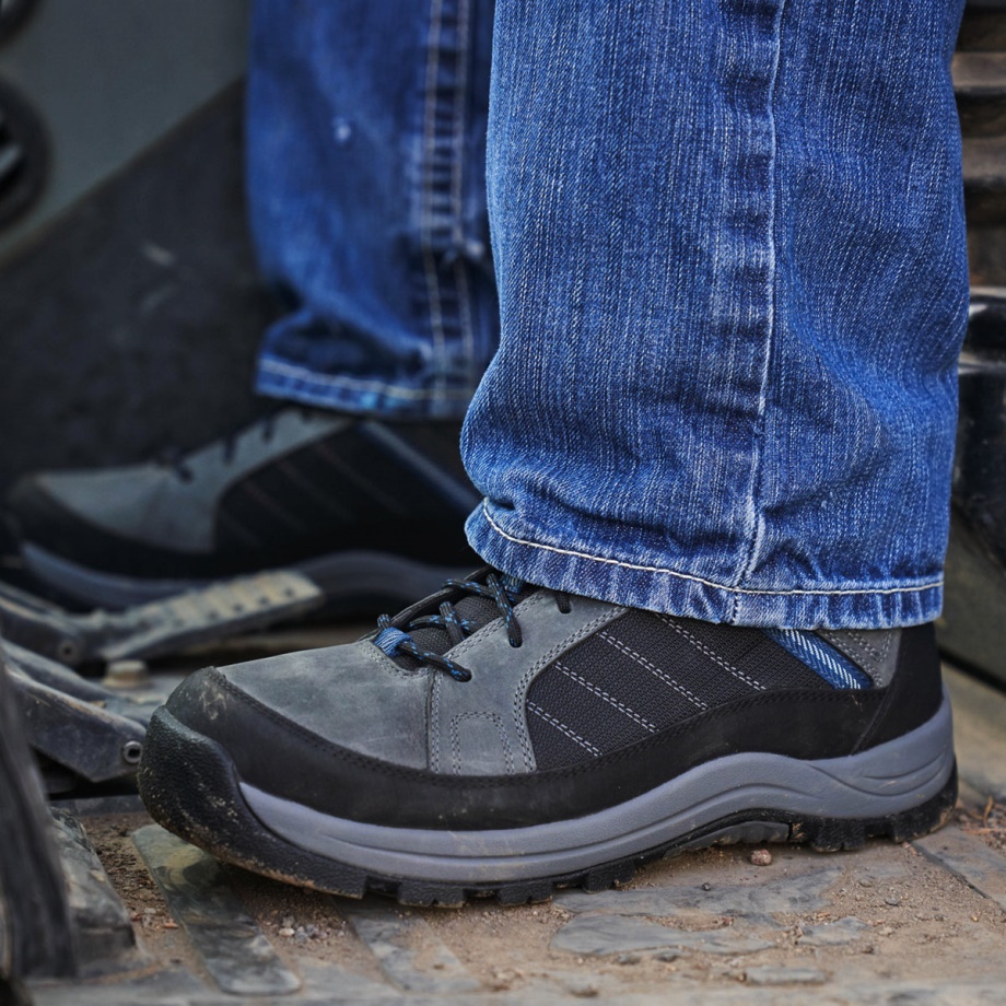 Riverside Gray/Blue Steel Toe Danner