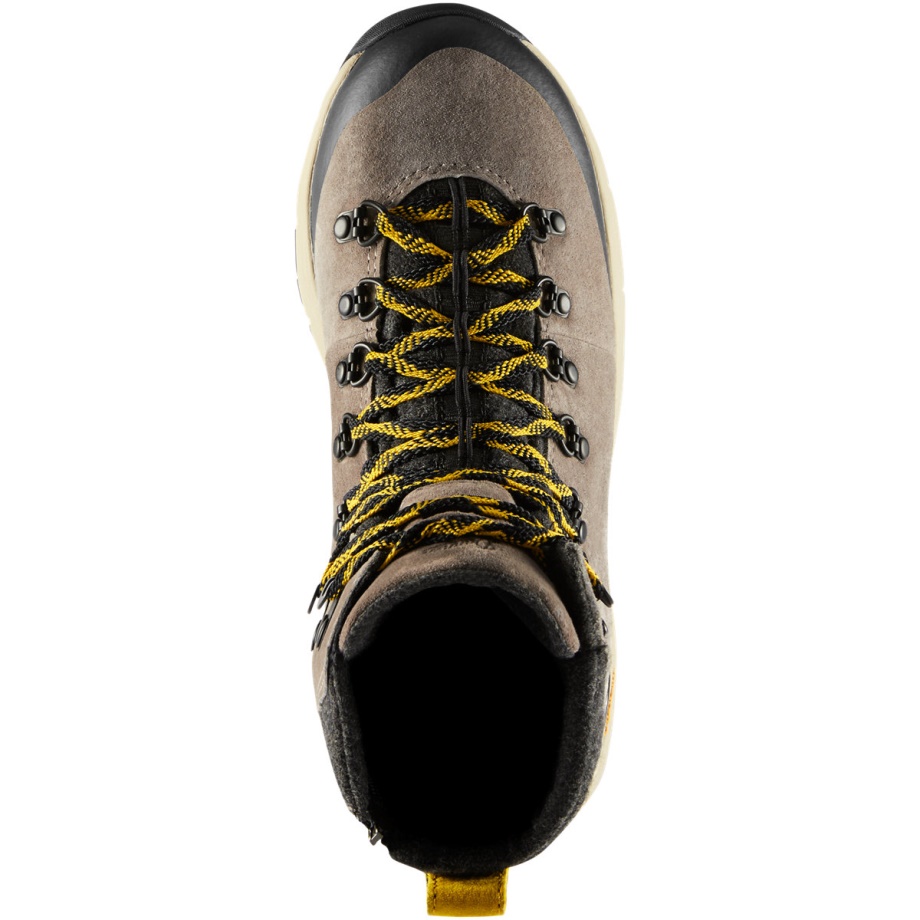 Women's Arctic 600 Side-Zip 7 Driftwood/Yellow 200G Danner